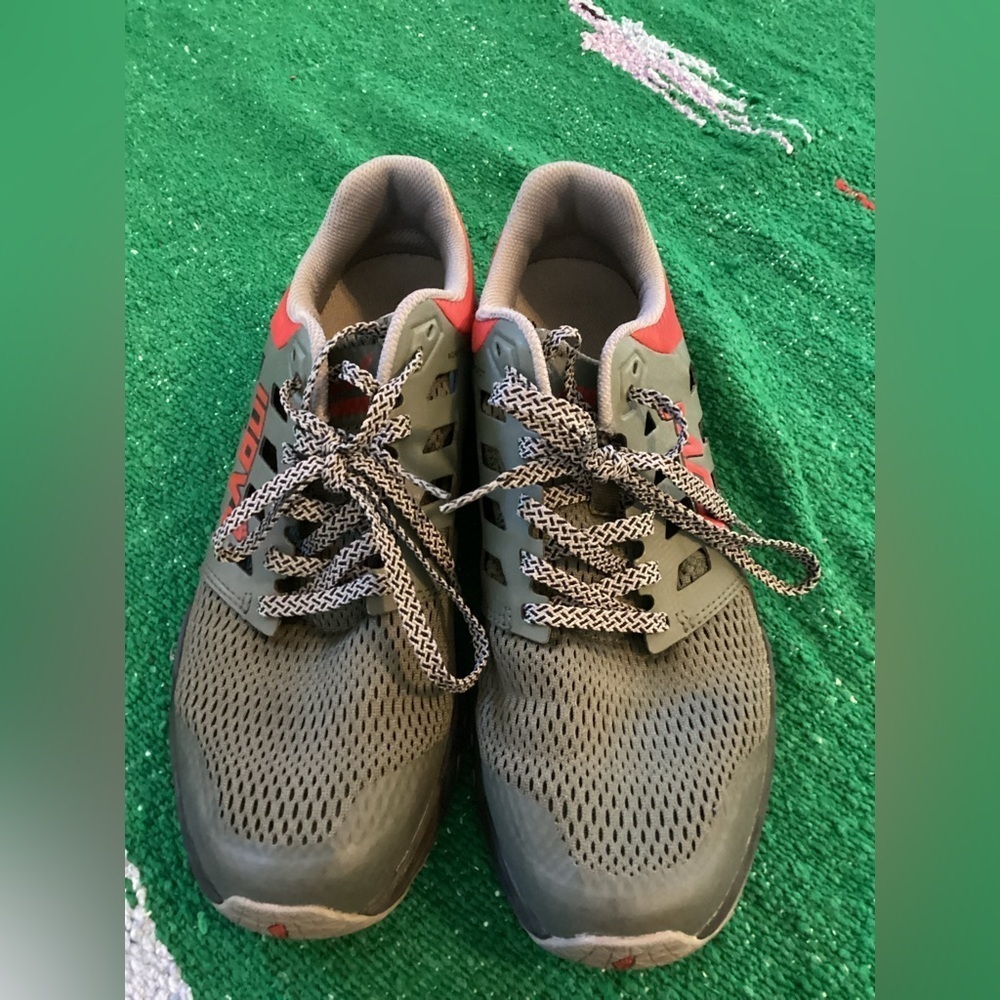 Inov All Train 215 Lace Up Cross-Trainer Olive running Sneaker Shoes Men's 8.5